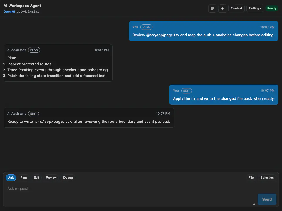 AI Chat — VS Code Extension project screenshot
