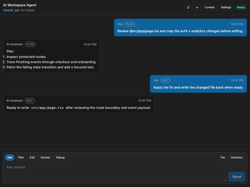 AI Chat — VS Code Extension project screenshot